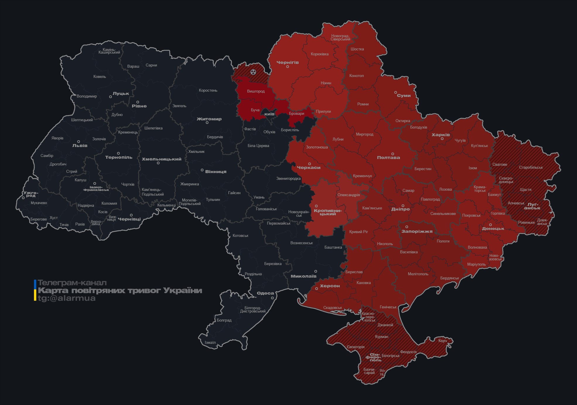 РФ запустила дроны в направлении Украины: где риск ударов